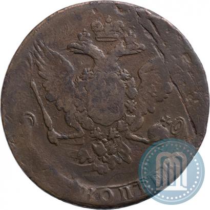Фото 5 копеек 1758 года  