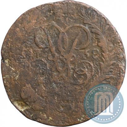 Фото 2 копейки 1758 года  "Номинал над Св. Георгием"