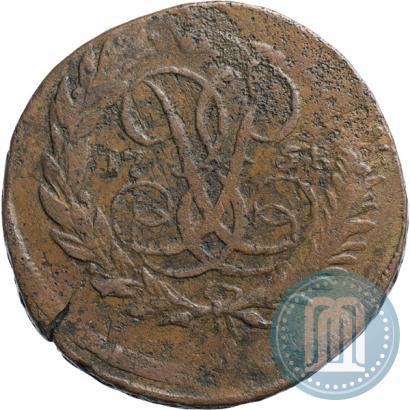 Фото 2 копейки 1758 года  "Номинал под Св. Георгием"