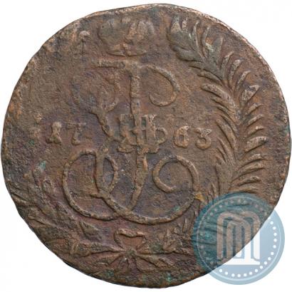 Фото 2 копейки 1763 года ММ 