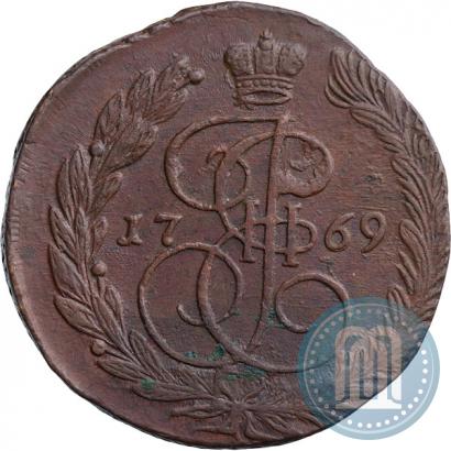 Фото 5 копеек 1769 года ЕМ 