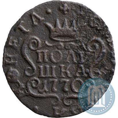 Фото Полушка 1770 года КМ 