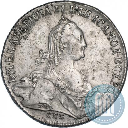 Фото 1 рубль 1774 года СПБ-ФЛ 