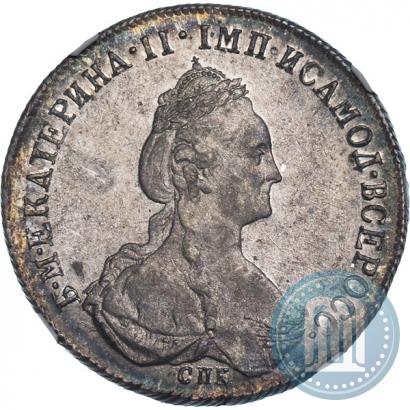 Фото Полтина 1777 года СПБ-ФЛ 