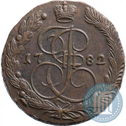 Фото 5 копеек 1782 года ЕМ 