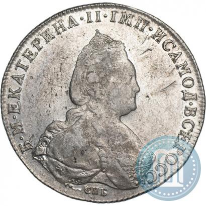 Фото 1 рубль 1786 года СПБ-ЯА 