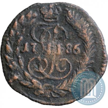 Фото Полушка 1786 года КМ 
