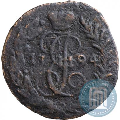 Фото Полушка 1794 года КМ 