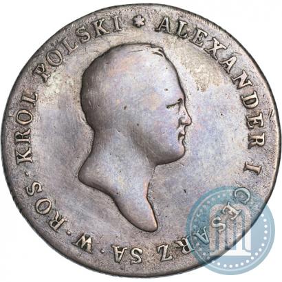 Фото 5 злотых 1817 года IB 