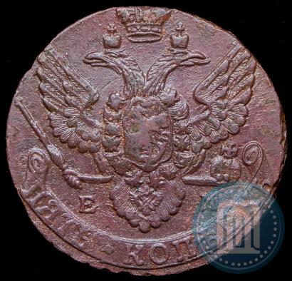 Фото 5 копеек 1788 года ЕМ 