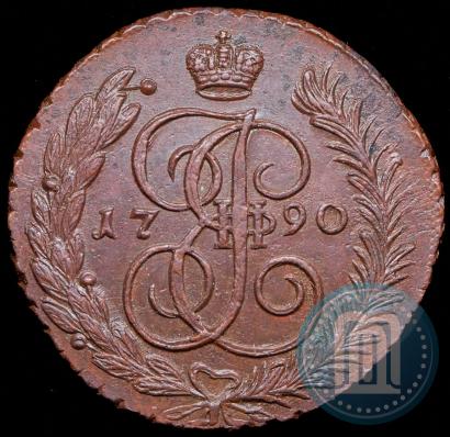 Picture 5 kopecks 1790 year АМ 