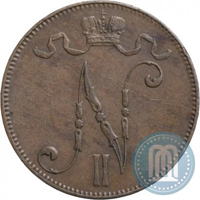 Picture 5 pennia 1898 year  