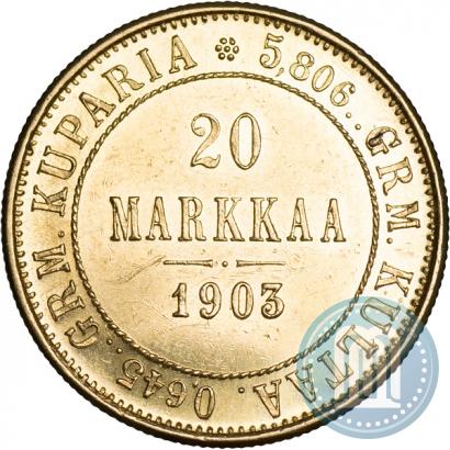 Picture 20 markkaa 1903 year L 