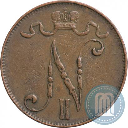 Picture 5 pennia 1906 year  