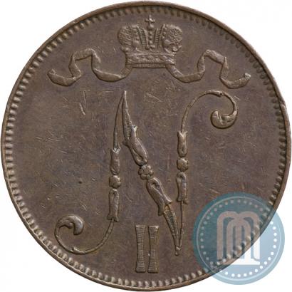 Picture 5 pennia 1907 year  