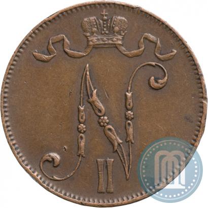 Picture 5 pennia 1913 year  