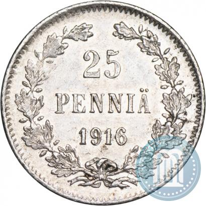 Фото 25 пенни 1916 года S 