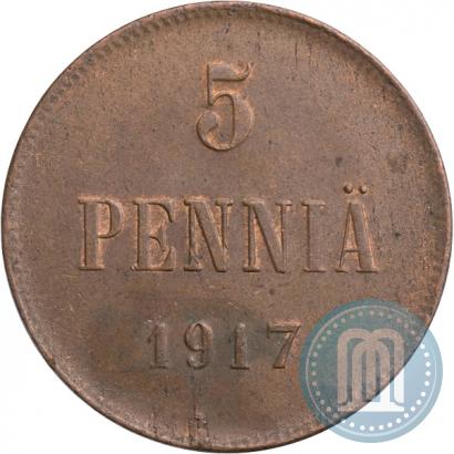 Фото 5 пенни 1917 года  
