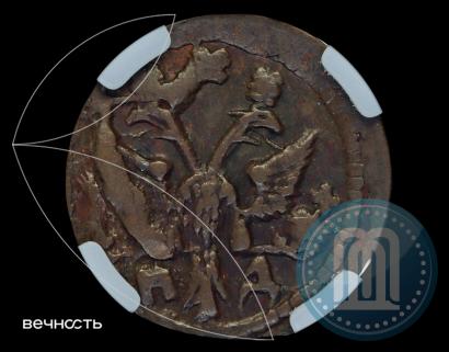 Фото Полушка 1719 года НД 