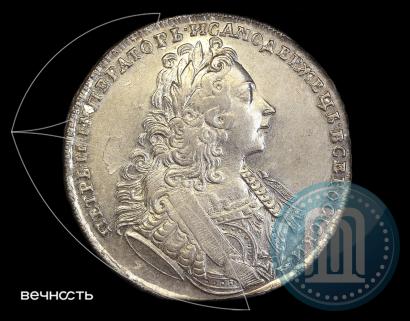 Фото 1 рубль 1729 года  "Тип 1729"