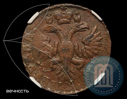 Фото Денга 1731 года  
