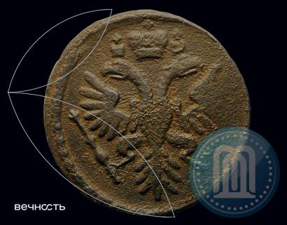 Фото Денга 1731 года  