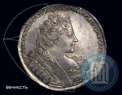 Фото 1 рубль 1732 года  