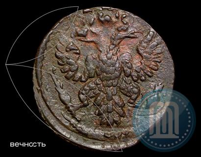Фото Полушка 1735 года  