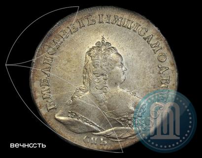 Фото 1 рубль 1742 года СПБ 