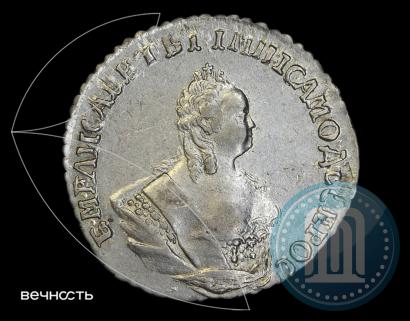 Фото Гривенник 1742 года  