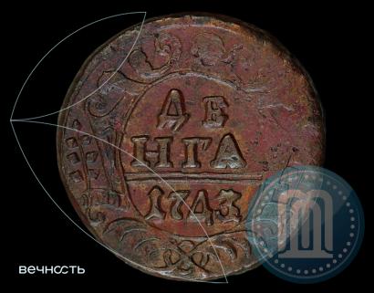 Фото Денга 1743 года  