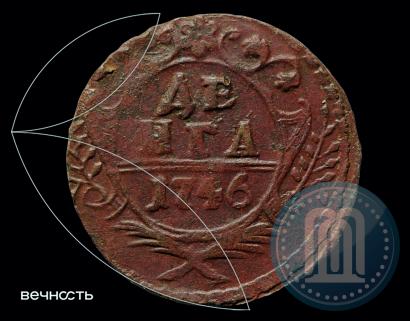 Фото Денга 1746 года  