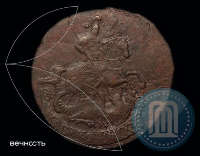 Фото 2 копейки 1770 года ЕМ 