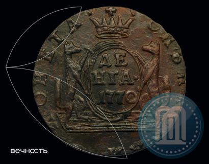 Фото Денга 1770 года КМ 