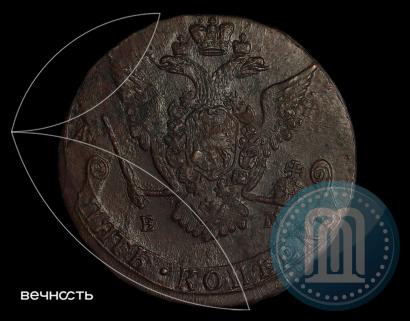 Фото 5 копеек 1773 года ЕМ 