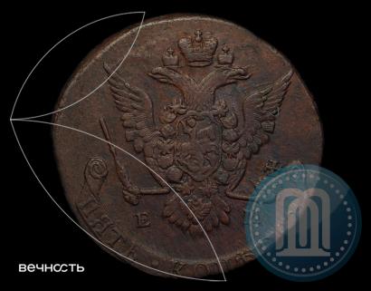 Фото 5 копеек 1775 года ЕМ 