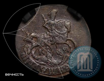 Фото Полушка 1783 года КМ 