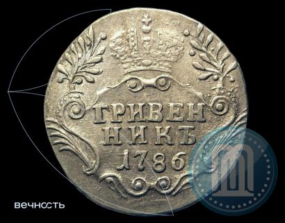 Фото Гривенник 1786 года СПБ 