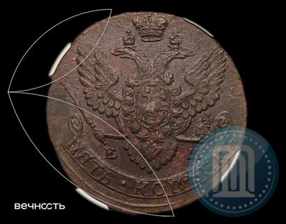 Фото 5 копеек 1789 года ЕМ 