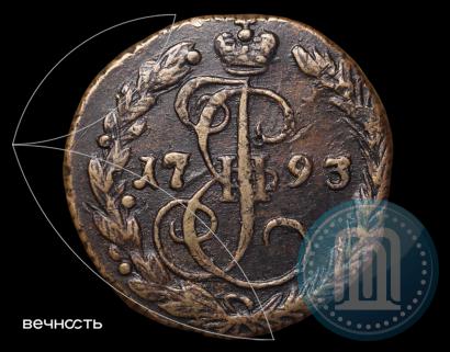 Фото Денга 1793 года ЕМ 