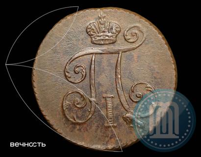 Фото Деньга 1798 года КМ 