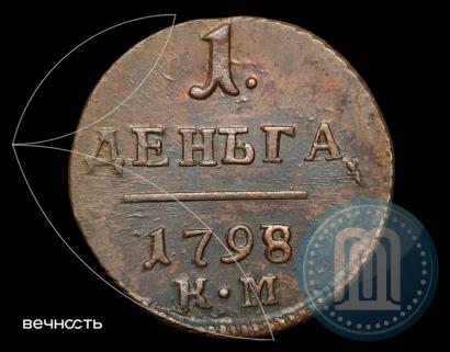 Фото Деньга 1798 года КМ 