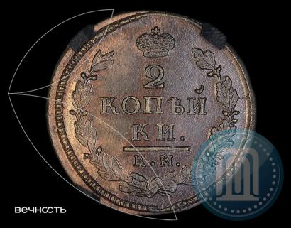 Фото 2 копейки 1817 года КМ-АМ 