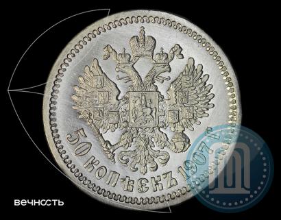 Фото 50 копеек 1907 года (ЭБ) 