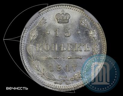 Фото 15 копеек 1917 года ВС 