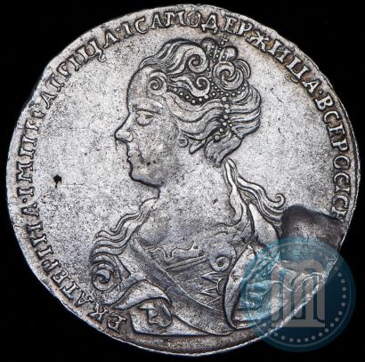 Picture 1 rouble 1726 year  "Moscow type, portrait turned to the left"