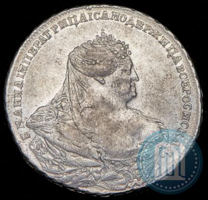Picture 1 rouble 1737 year  "Moscow type"