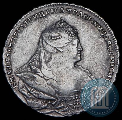 Picture 1 rouble 1738 year  "Moscow type"