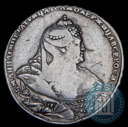 Picture 1 rouble 1738 year  "Moscow type"