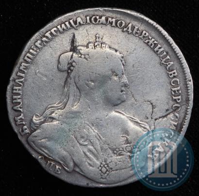 Picture Poltina 1738 year СПБ "Petersburg type"